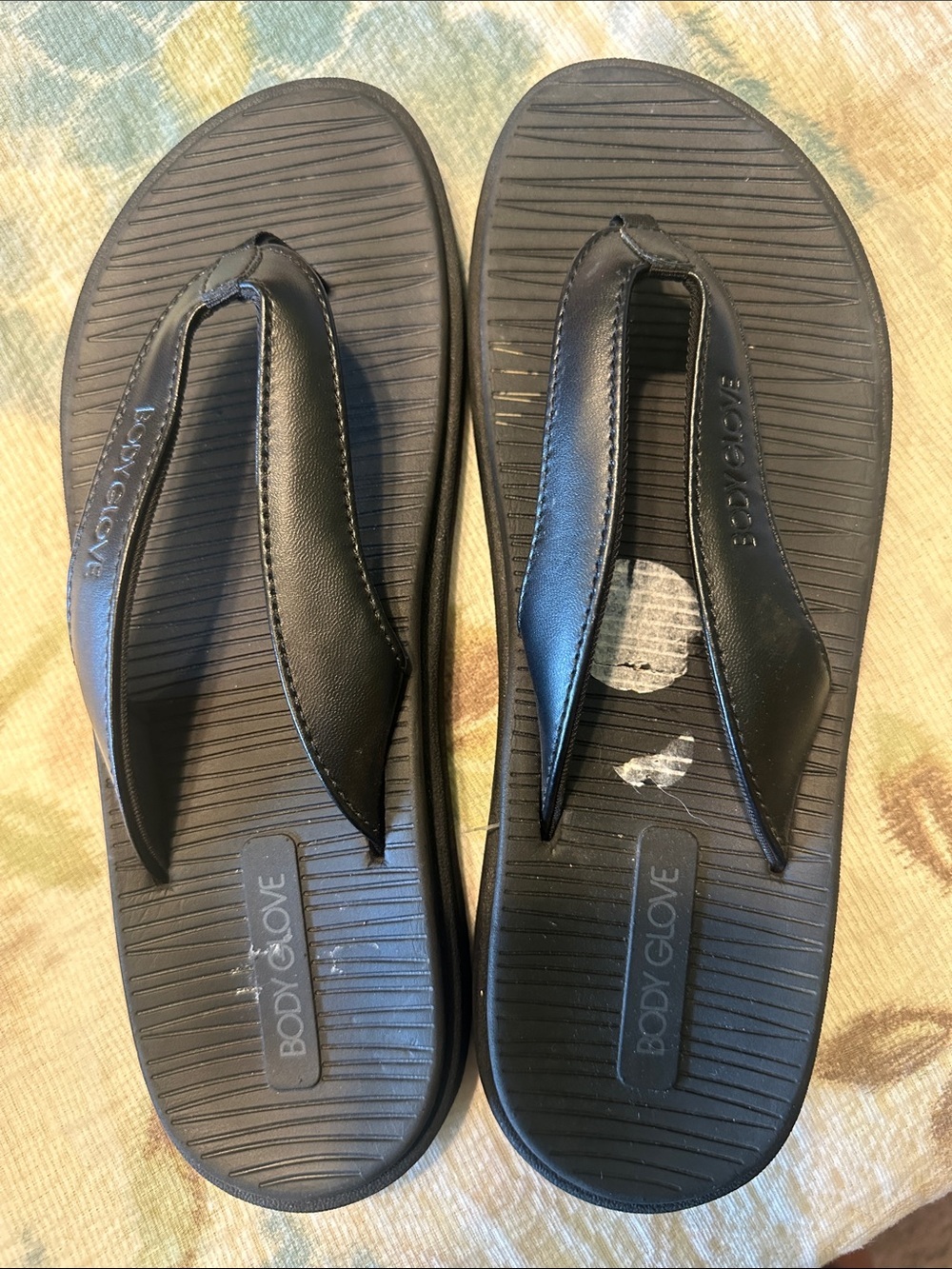 Body Glove Black Women’s Foam Thong Sandals